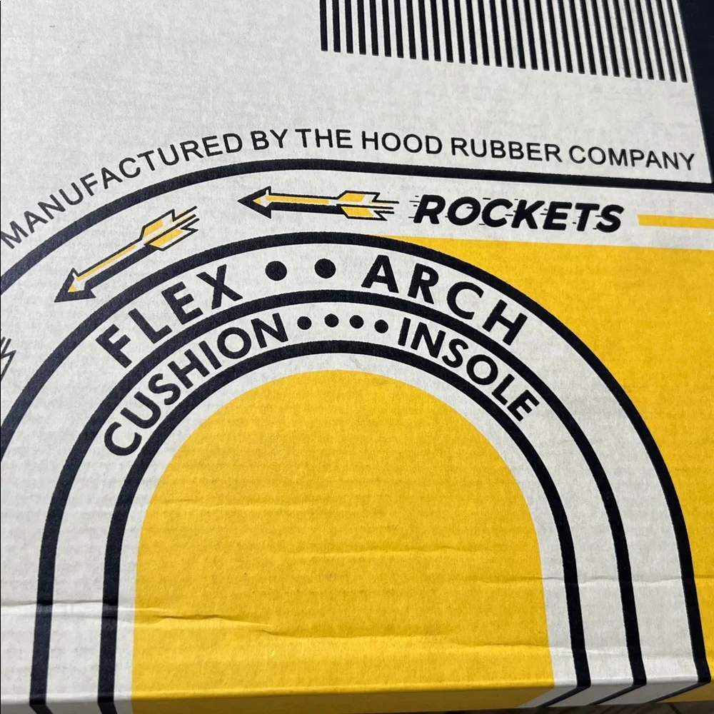 Mitchell & Ness Hood Rocket‎ 66 men’s High-Top Sneakers Streetwear white size 7
